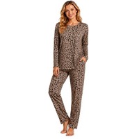 Pyjamas for Women 100% Cotton Soft Single Jersey Long Sleeve Ladies Pjs