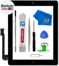 Digitizer Compatible with Ipad 3 (Black) 9.7 Inch Touchscreen Front Display Asse