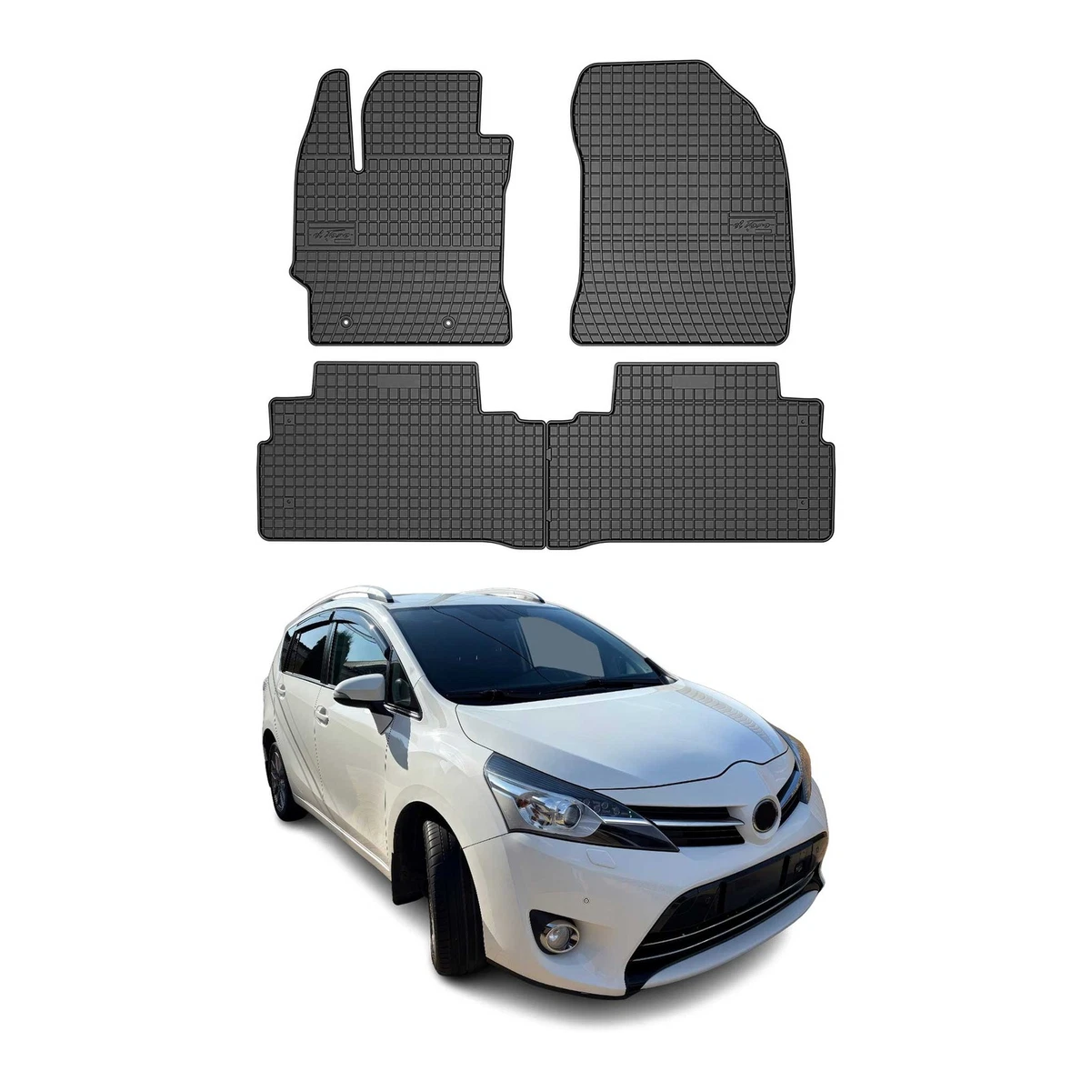 Tappetini in tessuto adatti per Toyota Verso S 2011-2018 Basic