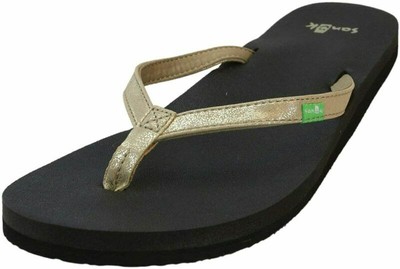 Details about Sanuk Womens Yoga Joy Metallic Champagne Slip On Flip Flop Sandals Size 11 NWT Details about Sanuk Womens Yoga Joy Metallic Champagne Slip On Flip Flop Sandals Size 11 NWT