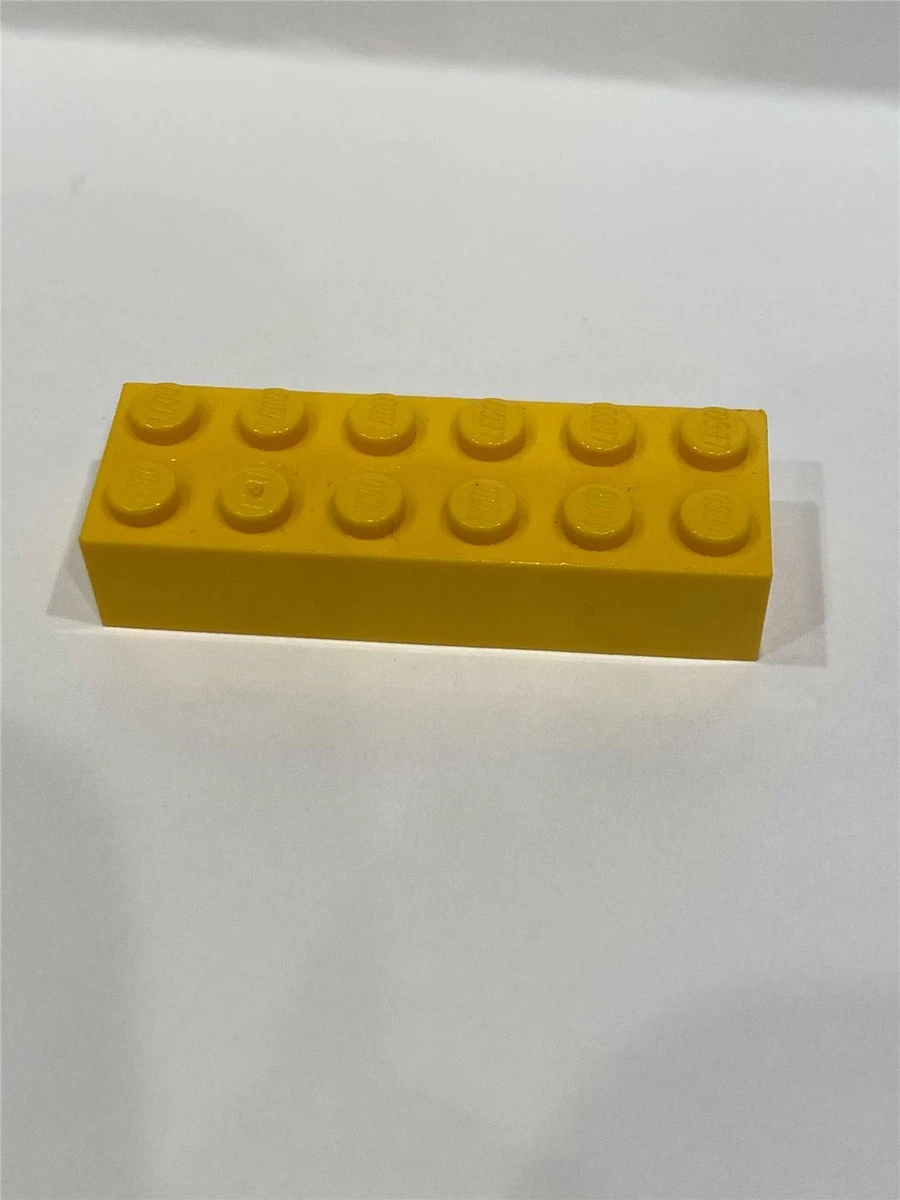 2456 LEGO Parts 4 2x6 2 x 6 Bricks YELLOW