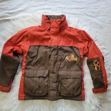 Burton Boys Snowboard Ski Snow Winter Jacket Coat Size Large Brown Missing Hood
