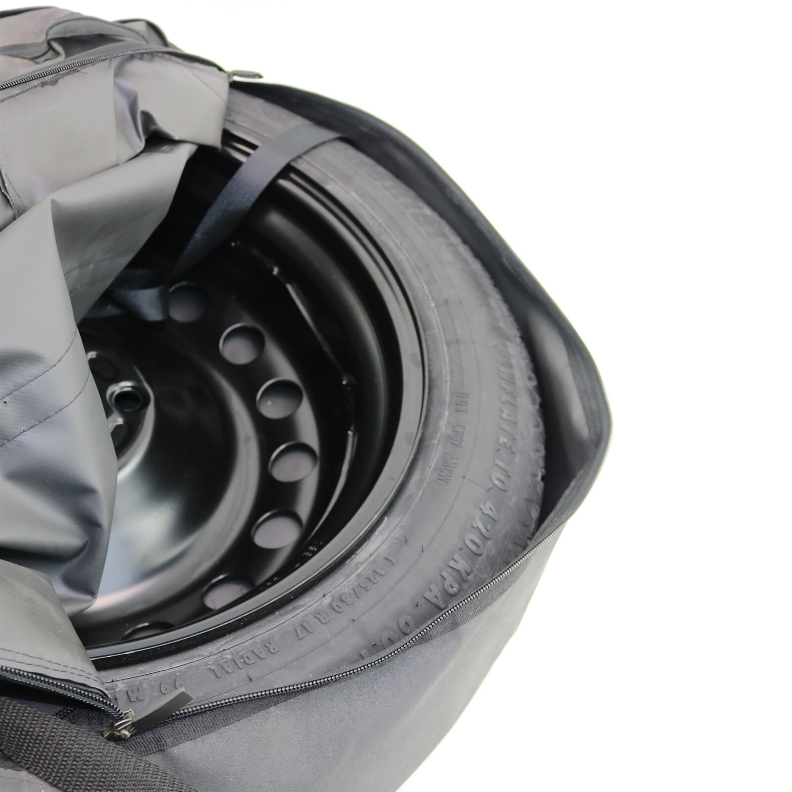 Volvo 125x80 R17 Spare Wheel/Tire Combo w/Storage Bag fits S60 V60 XC60