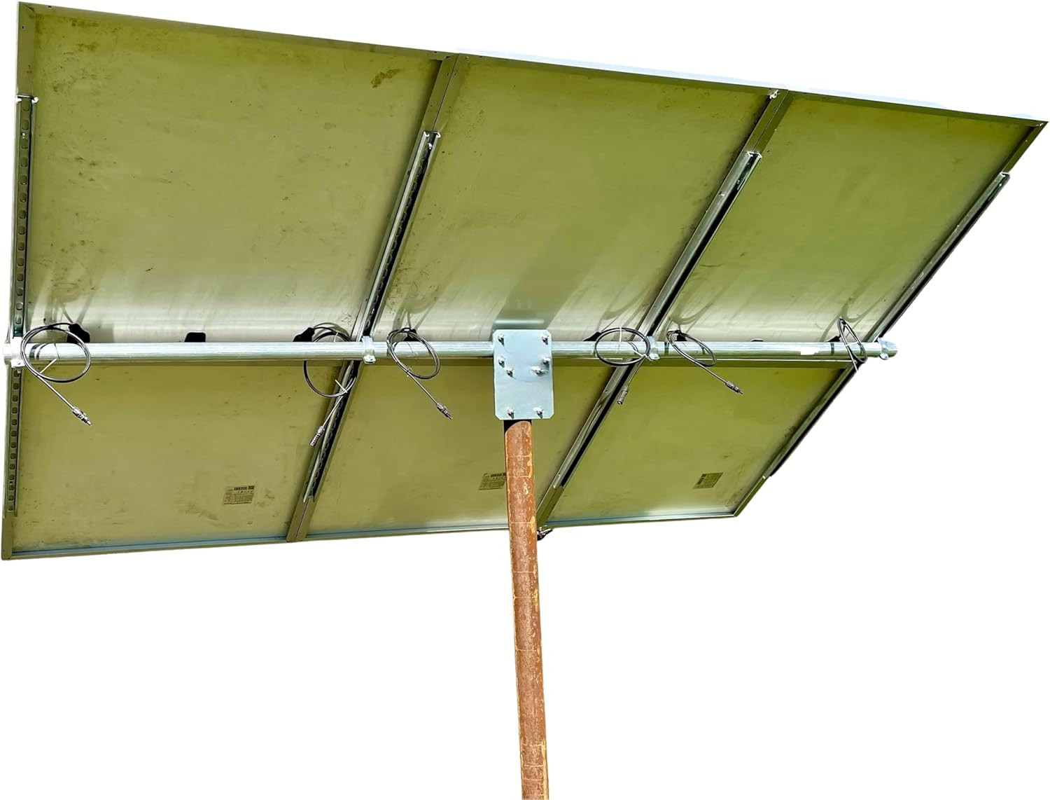 Solar Panel Pole Mount Bracket Kit for 2"-3" Pipes - Easy Installation