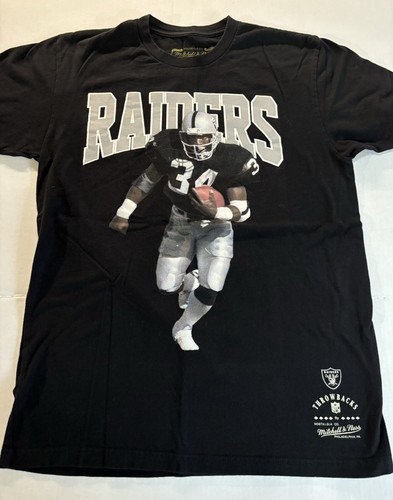 Mitchell & Ness Bo Jackson T Shirt Mens Size Medium Las Vegas Oakland Raiders