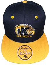 Kent State University Golden Flashes Adjustable Zephyr Snapback Hat New NWT Kids