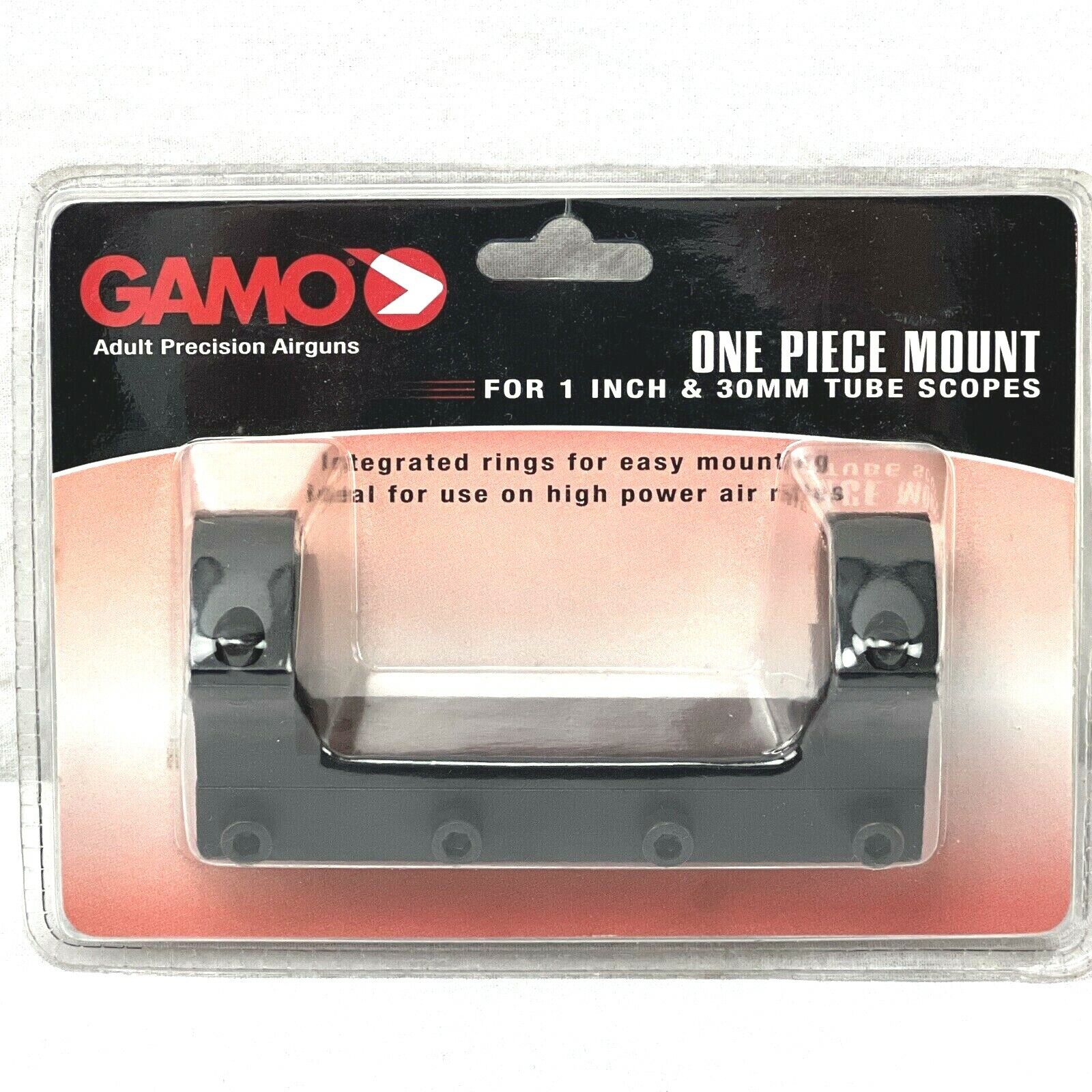 Gamo, 621319754, 1" & 30mm, One Piece Mount 3/8" base for .22/Airgun