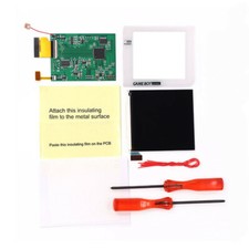 Lente Blanca GBP OSD Versión RIPS LCD Retroiluminación LCD Mod Q5 Pantalla y Carcasa Precortada