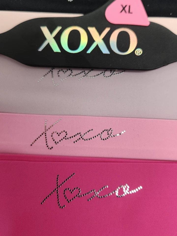 XOXO Mujer XLarge Paquete de 5 Bragas Tanga Sin Líneas Negro Rosa Lavanda Beige Foto 4 de 4