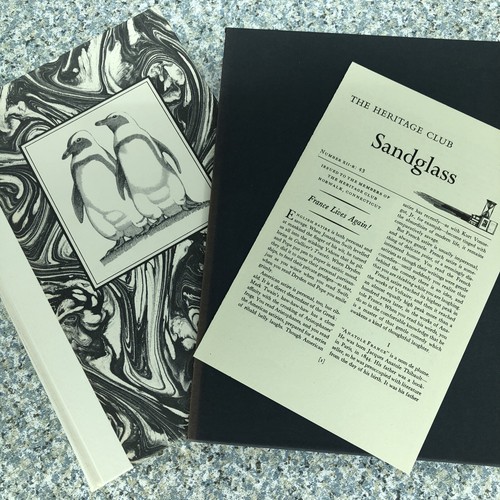 Penguin Island Anatole France Heritage Press 1975 w/ Sandglass