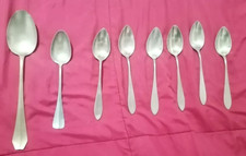 8 POSATE METALLO OTTONE VINTAGE