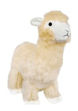Peluche lama alpaca vigogna guanaco pecora agnello cucciolo morbido bianco cm 33