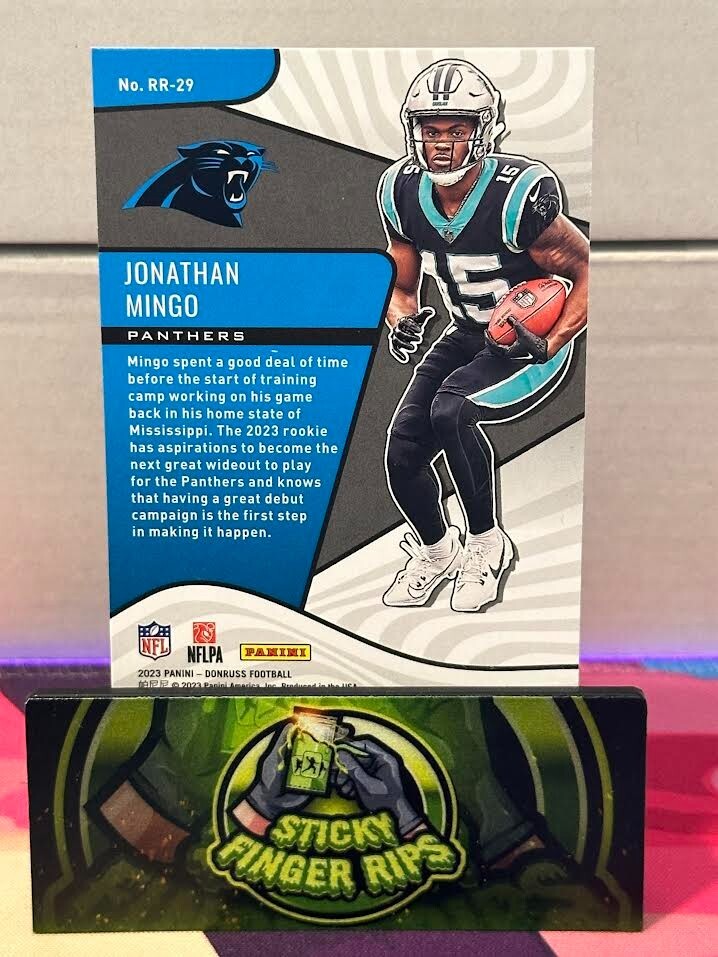 Jonathan Mingo Rookie Revolution Panini 2023-24 Donruss Football Card