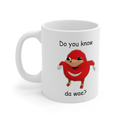 Ugandan Knuckles Meme Tasse Internet Youtube Reddit Sonic