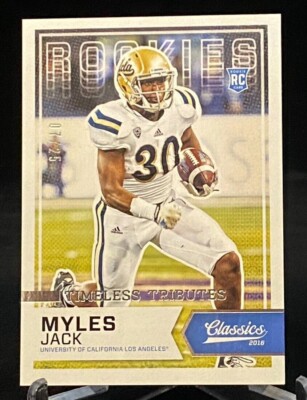 2016 Panini Classics Timeless Tributes Silver #209 Myles Jack UCLA Bruins /25