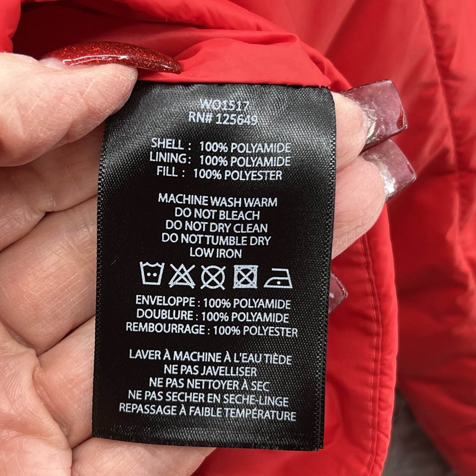 Aether Jacket Womens Medium Red Nell Quilted Ligh… - image 5