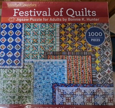  Jigsaw Puzzle~Festival Of Quilts - Bonnie Hunter 1000 PC Factory Sealed 