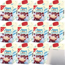 Gut&G&uuml;nstig sahnige Dessertsauce mit Vanillegeschmack VPE 12x500ml usy Block