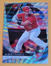 2020 #214 Prizm Albert Pujols Blue Wave Prizm #/60 Los Angeles Angels SSP