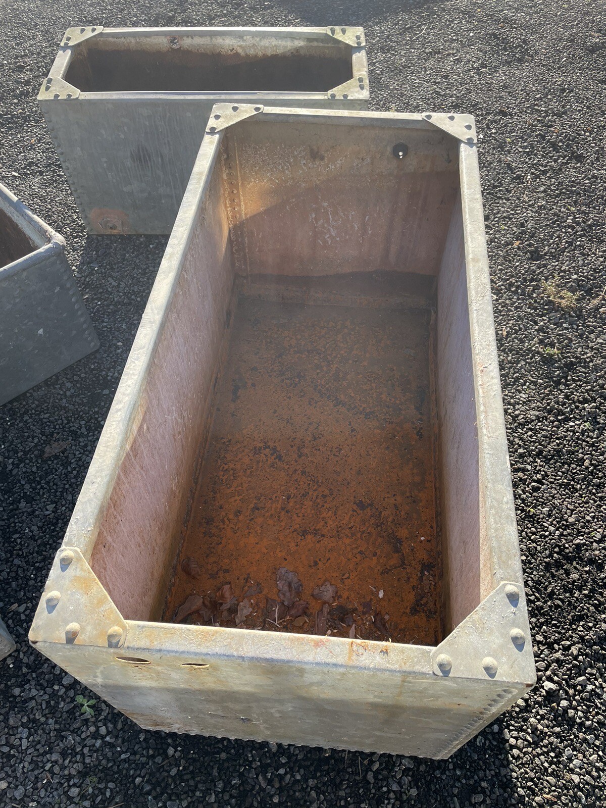 vintage galvanised water tanks eBay