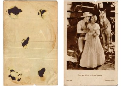 CPA AK Tim Mc Coy-Ruth Taylor FILM STAR (547549)