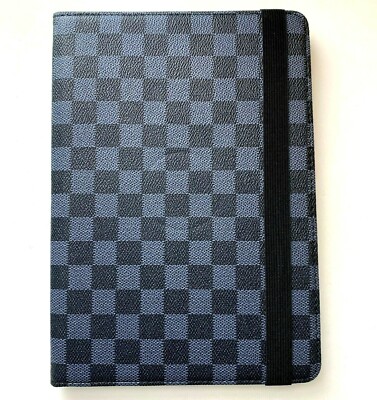 Apple iPad 10.2'' (7th & 8th gen) - Blue Squared Rotating Stand Cover Case Pouch