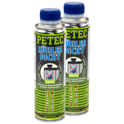 2x 250 ml PETEC Kühlerdicht Additiv Kühlerdichtungsmittel Dichtmittel Leckschutz