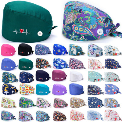 Adjustable Surgical Scrub Caps Printed Medical Hats For Doctors, Nurses, Men & Women Operating Room Pet Nursing Headwear From Men_essentials, $18.04