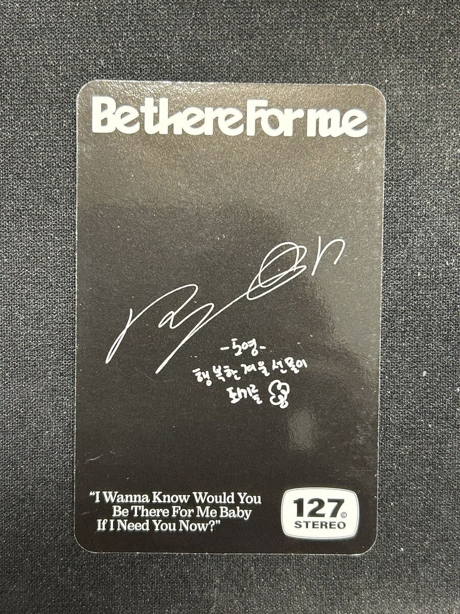 NCT 127 DOYOUNG BE THERE FOR ME WALMART EXCLUSIVE PHOTOCARD NCT 127 DOYOUNG BE THERE FOR ME WALMART EXCLUSIVE PHOTOCARD