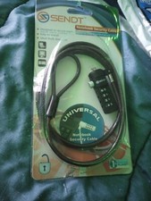 Laptop Notebook Security Cable 4 Dial Combination Universal Lock SENDT Brand