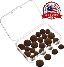 20Piezas De Puntas Para Taco De Billar En Estuche Accesorios De Billar Para Taco