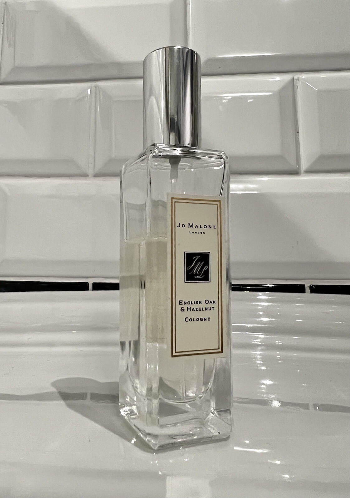 Jo Malone London English Oak & Hazelnut Cologne Perfume 30ml Part Used