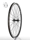 Front Wheel 26 Inch Black Cone Rim Black Aluminum Hub Black Spokes