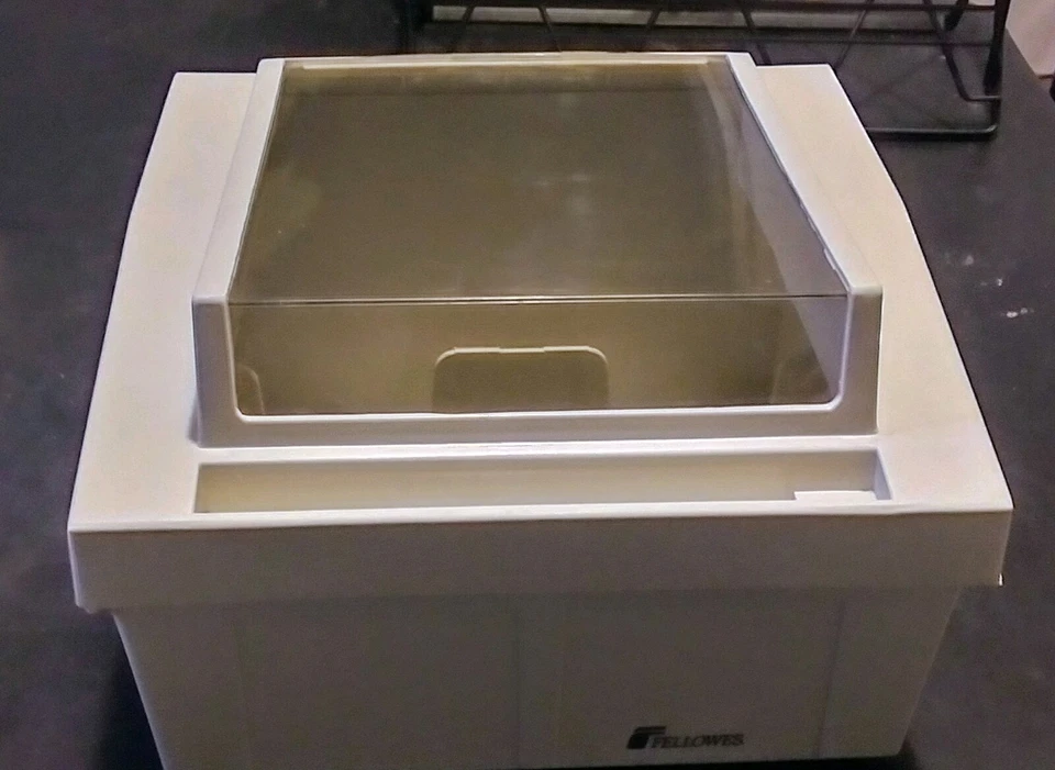 Vintage FELLOWES 5.25 3.5 Multimedia Storage Floppy Disk Storage Box Case 1980s - Image 2 of 4