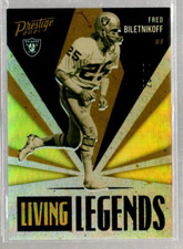 2021 Prestige Living Legends Xtra Points Gold #4 Fred Biletnikoff /99