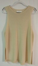ASTR THE LABEL SLEEVELESS SWEATER CREAM COLOR SIZE LARGE
