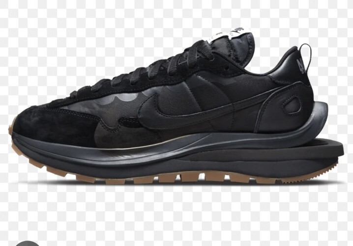 SACAI X NIKE Nike VaporWaffle x Sacai gomma nera spenta nylon nero ✅ UK7 US8 ✅ DS