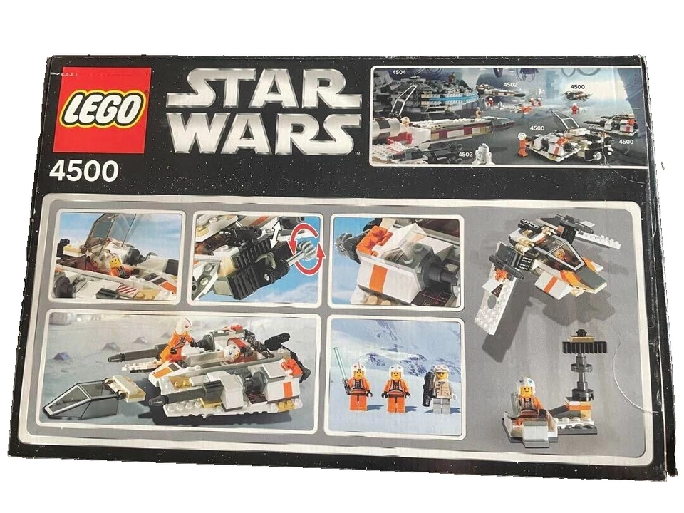 LEGO 4500 Rebel Snowspeeder издание трилогии STAR WARS 214 деталей запечатанный - Изображение 3 из 4