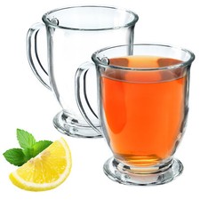 Verres à café KADAX, verres à thé en verre, tasses à café avec anse, 460 ml, ...