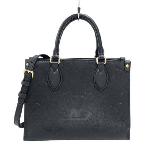Louis Vuitton On The Go PM M45653 Negro Monograma En Plante #603 - Imagen 1 de 19