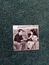 Kvc51  Ephemera 1950s film picture Richard conte and wife 