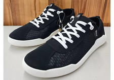 NWT Caterpillar P110254 Code Hex Vent Black  White Low Shoes Men 6.5 Women 8.5