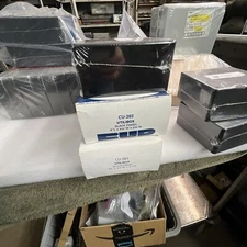 Bud Radio CU-283 UTILIBOX Screw Type Mini Box Plastic Black Finish *New Lot of 3