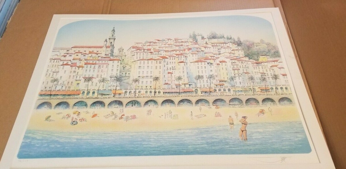 Rolf Rafflewski Signed Limited Edition Lithograph #76/250 - Pont