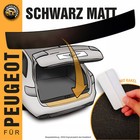 Lackschutzfolie für PEUGEOT 208 II / e-208 ✓ Ladekantenschutz Folie SCHWARZ MATT