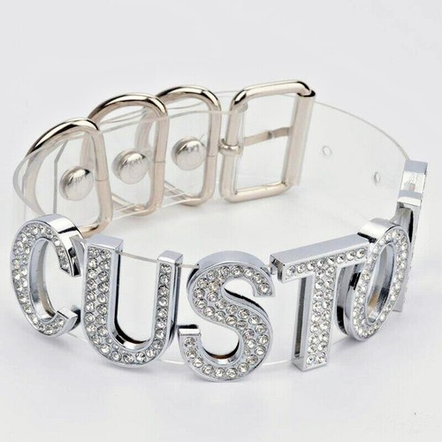 Custom Choker Collar Clear PVC Custom 