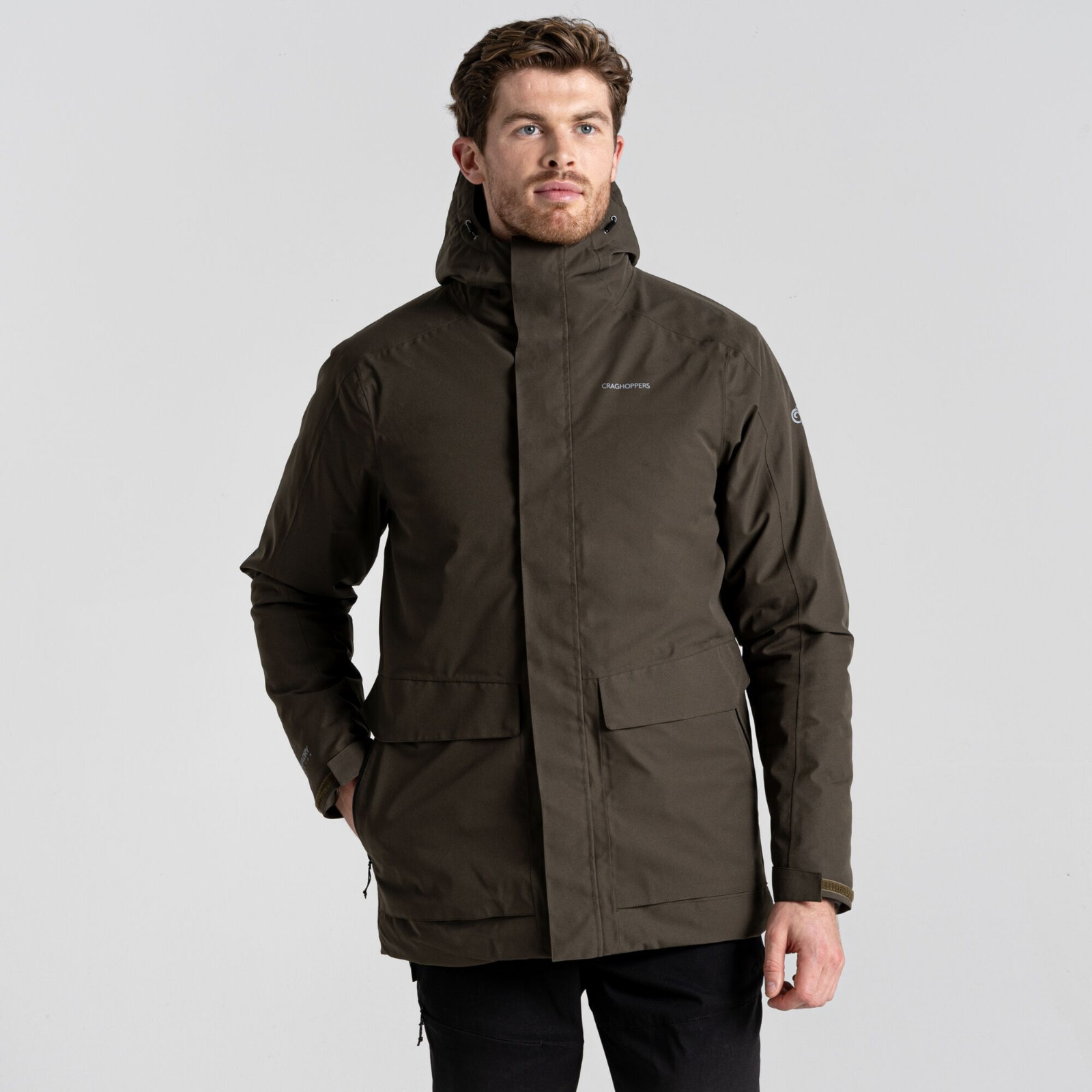 Craghoppers Men's Lorton Waterproof Jacket Thermic Wind res Breathable UK XL
