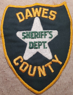 NE Dawes County Nebraska Sheriff Patch