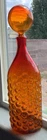 RARE Amazing Husted Vineyard Blenko 6037 Glass Decanter. Beautiful Bubbles!