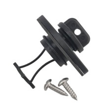 Boat Drain Plug Kit with Gasket and Screws for Canoe, Kayak, Boat - Fits 1"...
